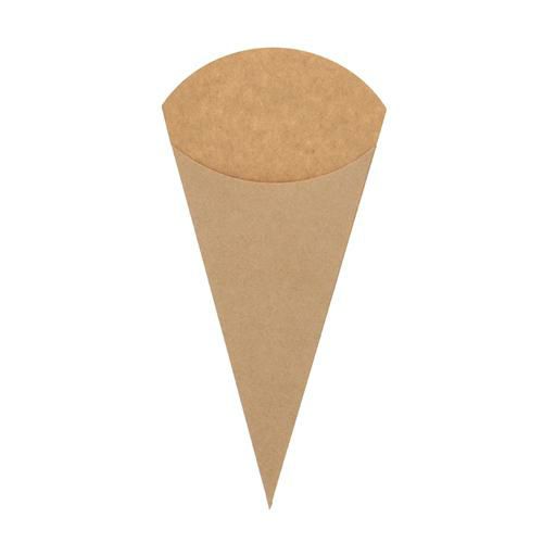 スナック三角袋 10-22 未晒無地 100枚入