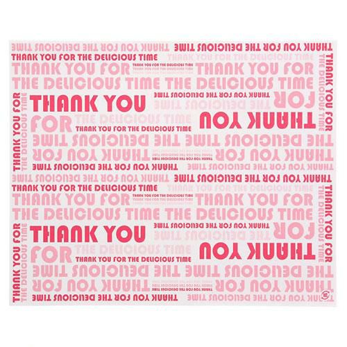 クレープ包装紙 デリシャスタイム ピンク 100枚入