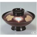 煮物椀 5.5寸小槌煮物椀溜ツタ 漆器