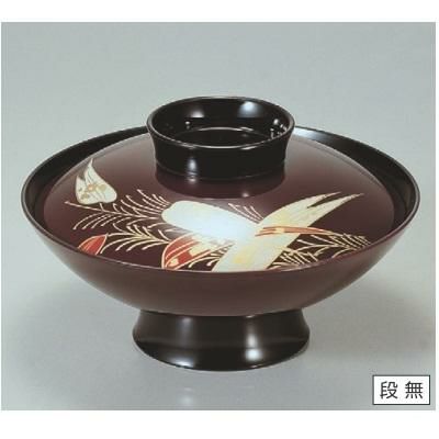 煮物椀 5.5寸小槌煮物椀溜箔笹 漆器