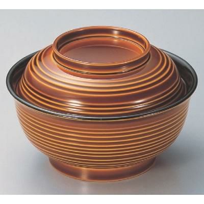 丼碗 美里千筋丼漆調春慶塗 漆器