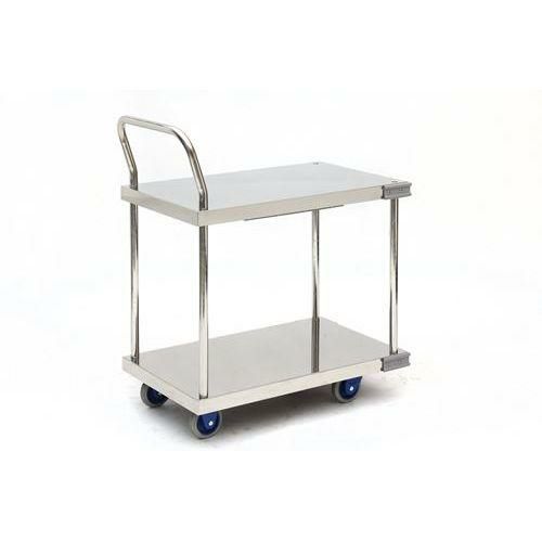 【金沢車輌】静音2段ステンレス台車 SUS-104GS 幅770×奥行455高さ900