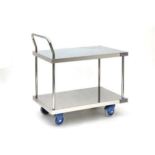 【金沢車輌】静音2段ステンレス台車 SUS-304GS 幅940×奥行600高さ975