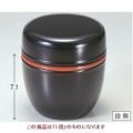 飯碗 3.4寸竹の子弁当黒1段(オヤ、フタ) 漆器
