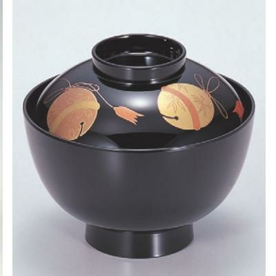 小吸椀 新越前椀黒鈴 漆器