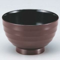 汁椀 ロクロ汁椀銀朱 漆器