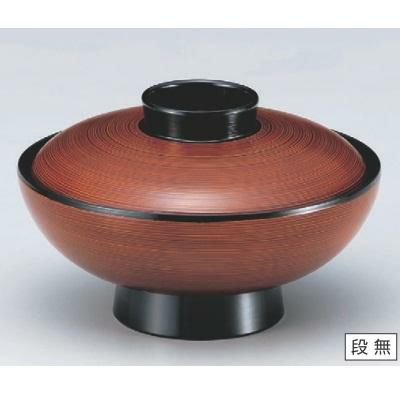 煮物椀 4.8寸駒型煮物椀春慶刷毛目 漆器