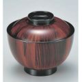 小吸椀 3.8寸仙才椀紫檀 漆器