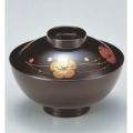 小吸椀 4寸平仙才椀溜に四季 漆器