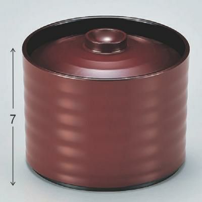 飯碗 昇月飯器銀朱 漆器