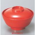 汁椀 -R カスミ汁椀赤(蓋のみ)漆器