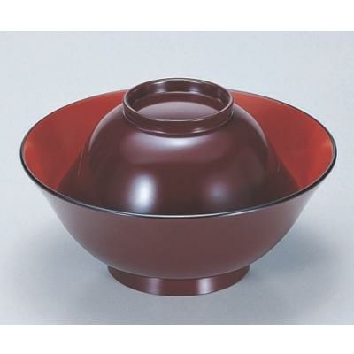 煮物椀 5寸彩多用椀吟朱内朱 漆器