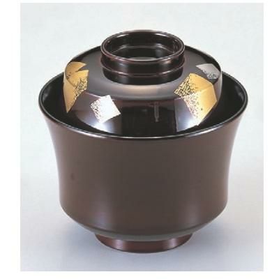 小吸椀 3.1寸京型吸椀溜色紙 SH塗 漆器