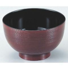 汁椀 3.8寸刷毛目汁椀うるみ 漆器