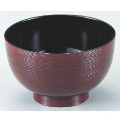 汁椀 3.8寸刷毛目汁椀うるみ 漆器