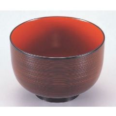 汁椀 姫汁椀溜刷毛目内朱 漆器