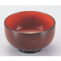 汁椀 新布袋汁椀溜刷毛目内朱 漆器