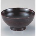 丼碗 6寸乱筋木目丼一筆曙 漆器