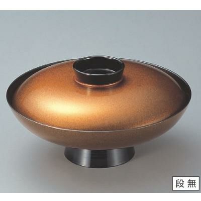 弁当箱 8寸盛込椀金梨地つば黒(仕切別)