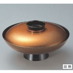 弁当箱 8寸盛込椀金梨地つば黒(仕切別)
