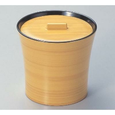 飯碗  水仙飯器白木内黒塗  漆器 高さ91 直径:98  プロ用