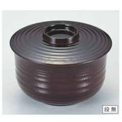 飯碗 かぶせ木目飯器溜内朱 漆器