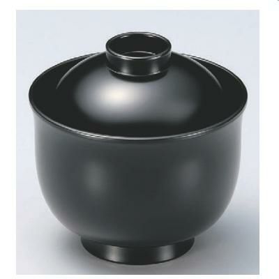 小吸椀 3寸リリー椀黒 漆器