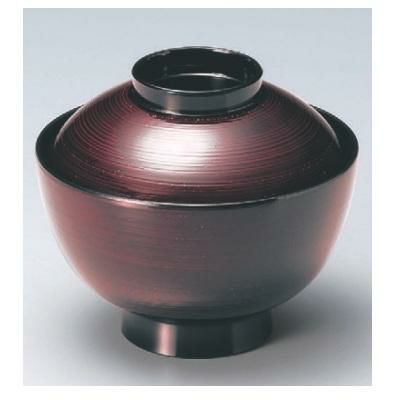 小吸椀 新越前椀溜刷毛目 漆器