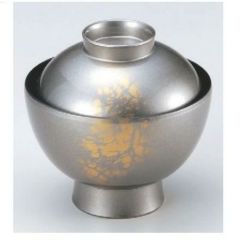 小吸椀 小丸椀銀パール八雲 漆器