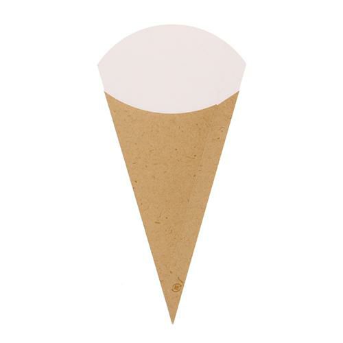 三角ポテト袋 S クラフトナチュラル 100枚入