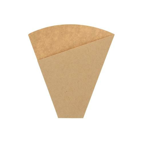 スナック三角袋 13.7-15 未晒無地 100枚入