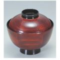 小吸椀 越前椀溜波刷毛目 SH塗 漆器