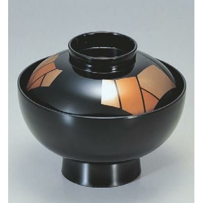 小吸椀 御殿吸椀黒結び SH塗 漆器