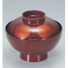 小吸椀 御殿吸椀白壇日月 SH塗 漆器