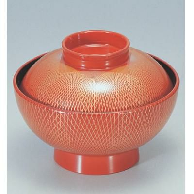 小吸椀 御殿吸椀朱新武蔵野 エ-ス塗 漆器