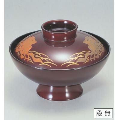 小吸椀 4.5寸小槌吸椀溜御所車 漆器