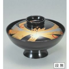 小吸椀 4.5寸小槌吸椀黒のし SH塗 漆器