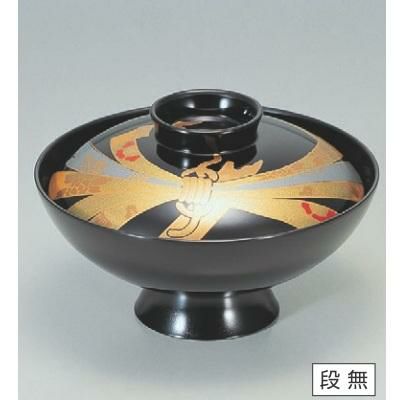 小吸椀 4.5寸小槌吸椀黒のし SH塗 漆器