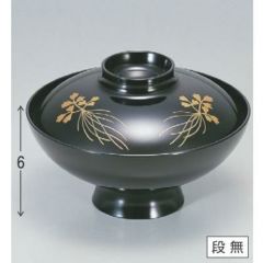 小吸椀 花小槌吸椀黒セリ 漆器
