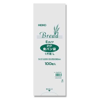 PP食パン袋 1斤用 L Eタイプ 100枚×20ケース