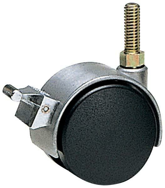 エレクターシェルフ オプションパーツ【ねじ込み式単独キャスター DRS60】キャスター径φ60 