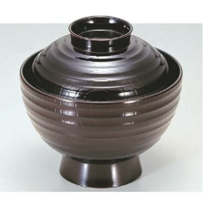 小吸椀 3.5寸平筋吸椀溜 漆器