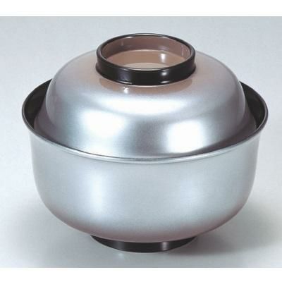 煮物椀 4寸羽反椀ベージュかすみ 漆器