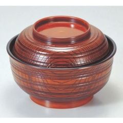 丼碗 5寸乱筋丼栃 漆器
