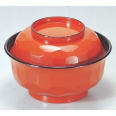 丼碗 真亀甲丼朱天黒 漆器