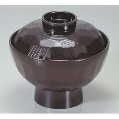 丼碗 (中)亀甲丼椀溜 漆器