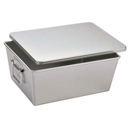 アルマイト 深型 パン箱 20人用 蓋付 260-B