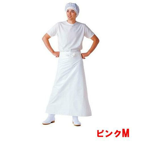 マイティクロス エプロン 腰下 E-1002-4 ピンク M