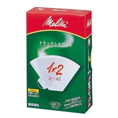 メリタ ペーパーフィルター ホワイト 100枚入 PA1×2G