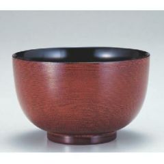 丼碗 平安丼溜刷毛目内黒 漆器